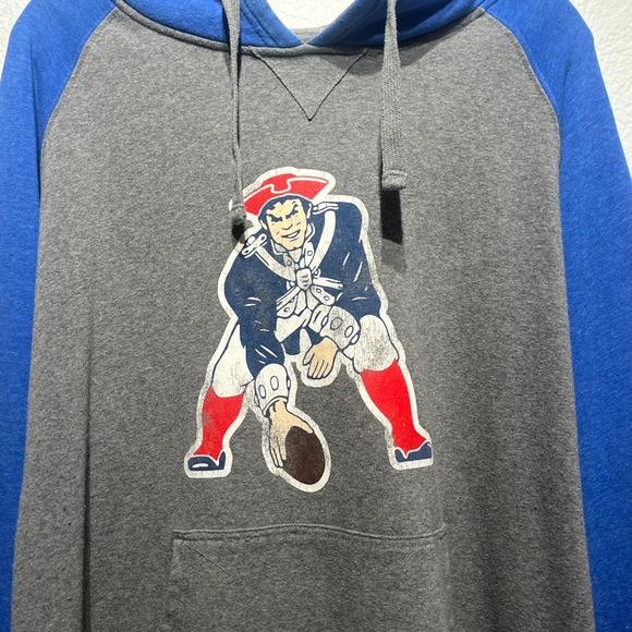 Fanatics Pro Line NFL New England Patriots Football Team Hoodie Mens Gray XL - Picture 2 of 10
